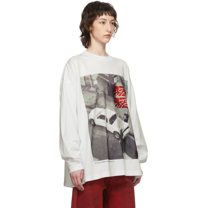 Some Ware White Personal Space New Body Long Sleeve T-Shirt