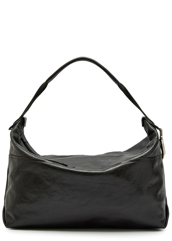 Photo: Lemaire Berlingot Leather Hobo bag - Brown - One Size