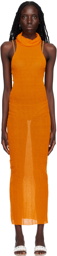 Paloma Wool Orange Dely Midi Dress