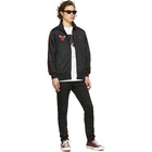 Marcelo Burlon County of Milan Black NBA Edition Chicago Bulls Zip-Up Jacket