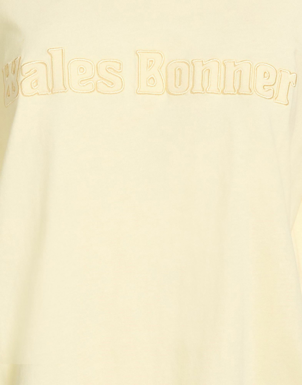 Róhe Womens T-shirt Pastel in Yellow