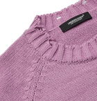 UNDERCOVER - Distressed Knitted Sweater - Pink