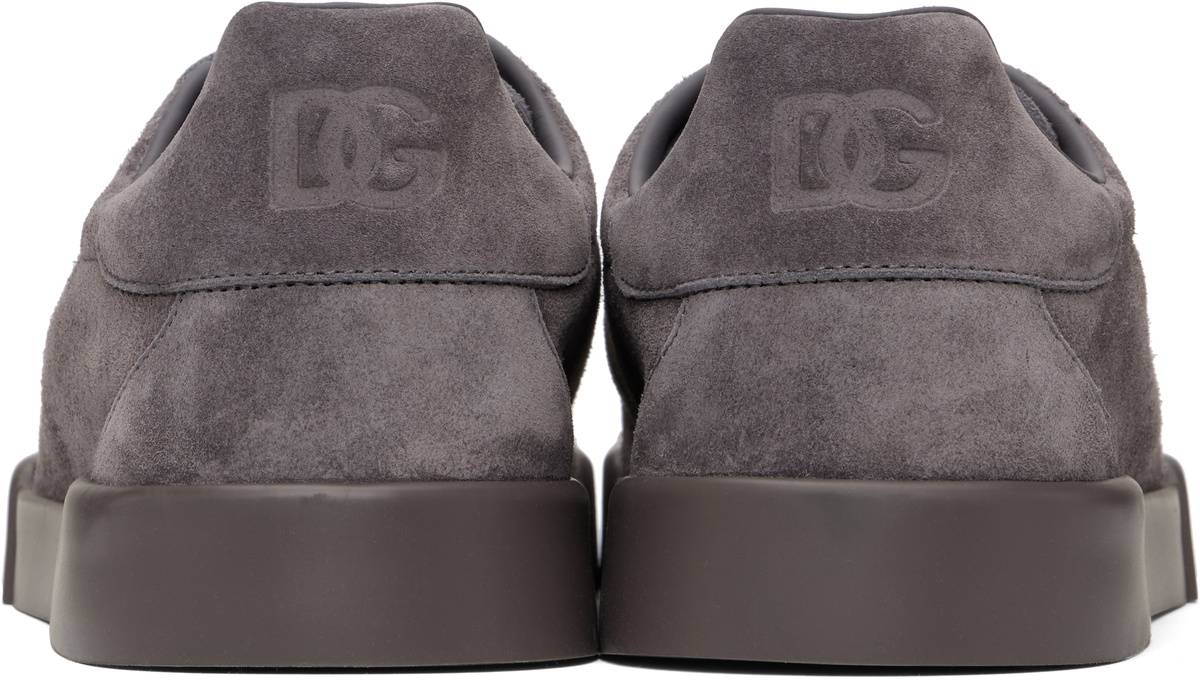 スニーカー DOLCE & GABBANA 'Strobel Portofino Light' sneakers Gray Dolce&Gabbana Gray Calfskin Strobel Portofino Light Sneakers