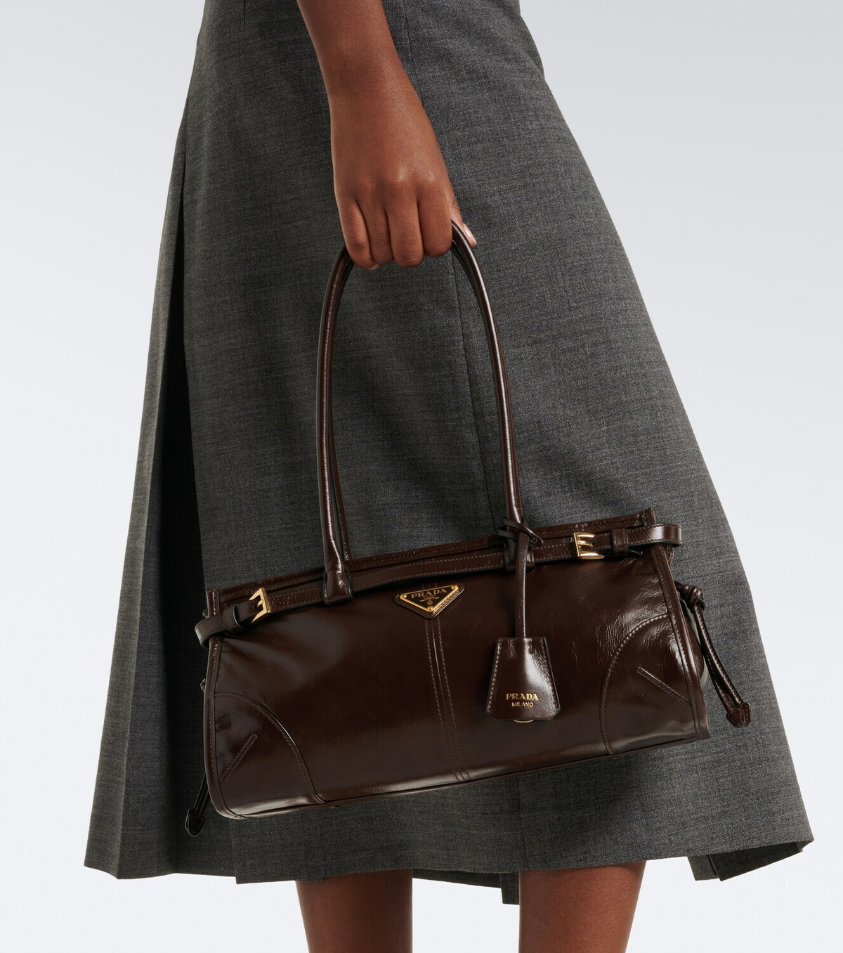 Prada Prada Bonnie leather shoulder bag
