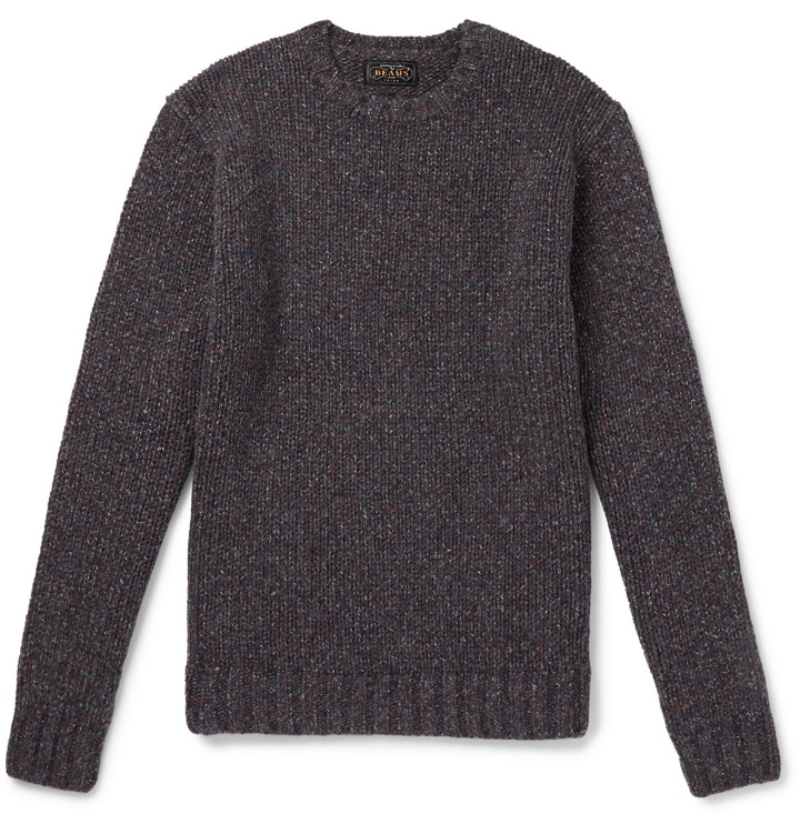 Photo: Beams Plus - Wool-Blend Sweater - Gray