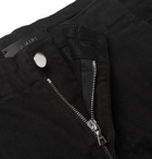 AMIRI - Slim-Fit Logo-Appliquéd Cotton-Blend Cargo Trousers - Black