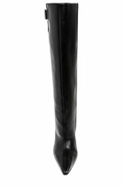 Courrèges Astro Pointed-toe Buckle-detailed Boots
