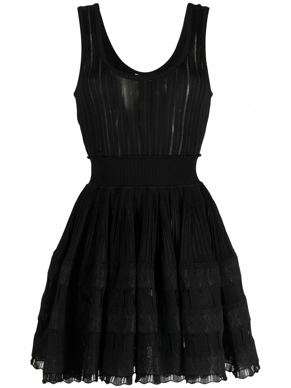 ALAÏA - Viscose Knit Short Dress ALAÏA