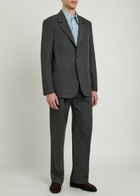 Our Legacy Unconstructed Ceremony Pinstriped Woven Blazer Stripe