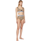 Burberry Beige Tessa High-Waisted Bikini Bottoms