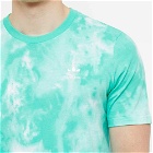 Adidas Men's Essential Tie Dye T-Shirt in Hi-Res Green/Multicolor