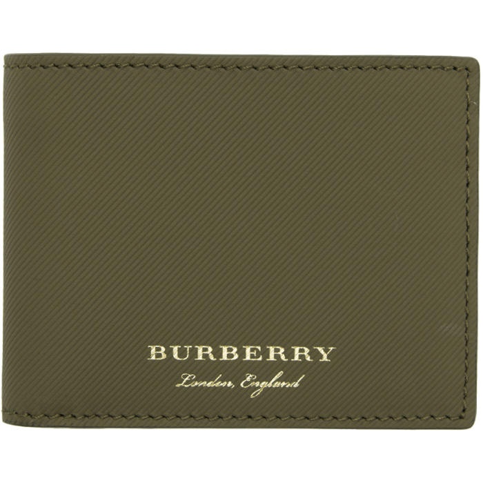 Photo: Burberry Green Hipfold Wallet 