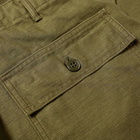 orSlow Men's US Army Fatigue Pant in Green