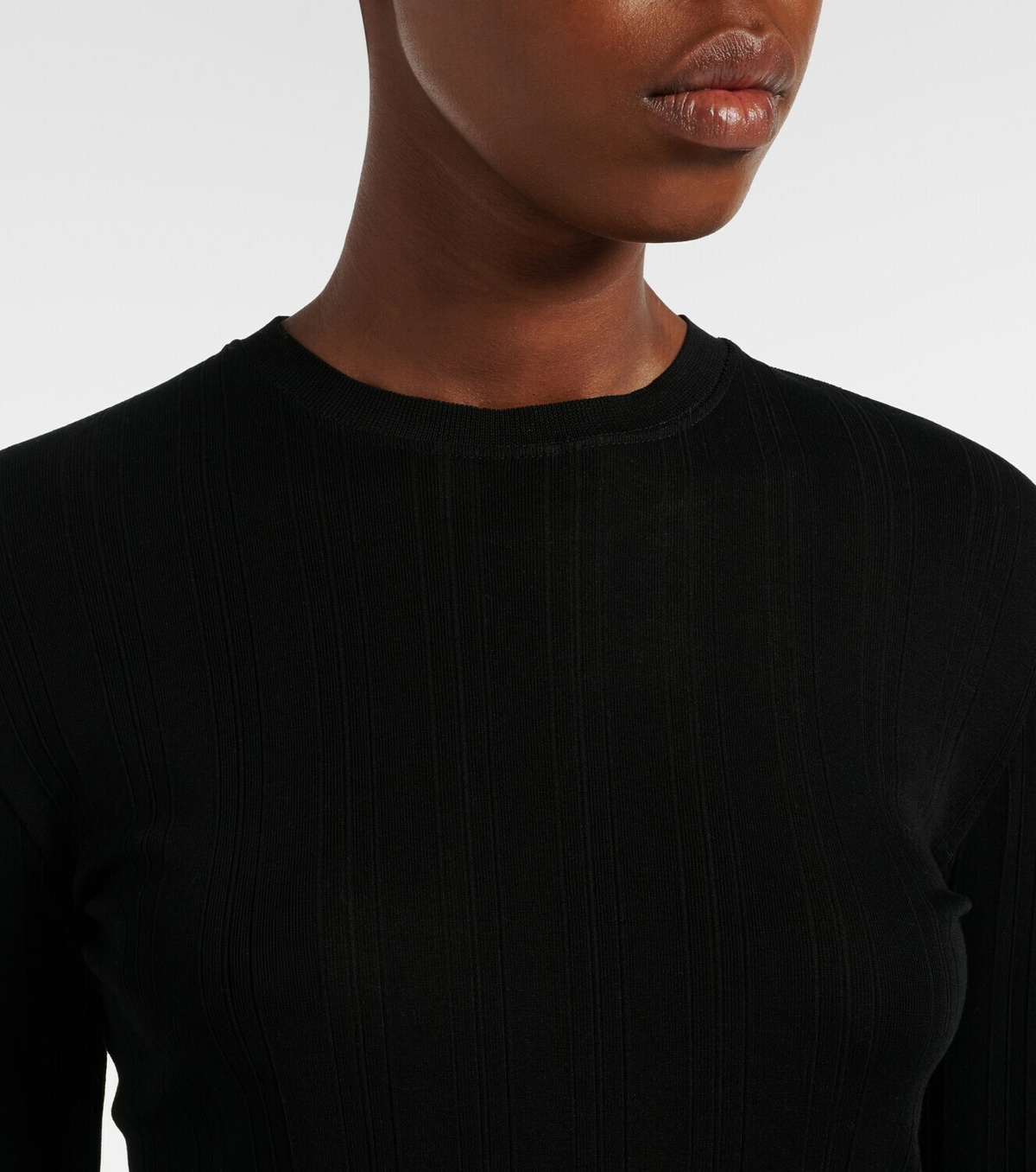 The Row Dantea cotton jersey top