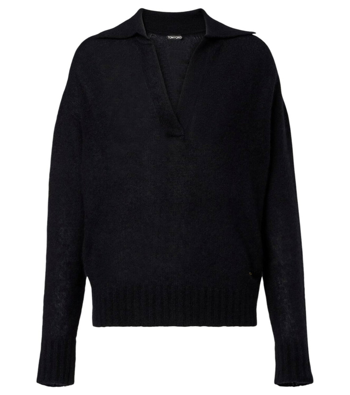 Photo: Tom Ford Cashmere and silk polo sweater