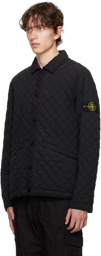 Stone Island Black Quilted Jacket