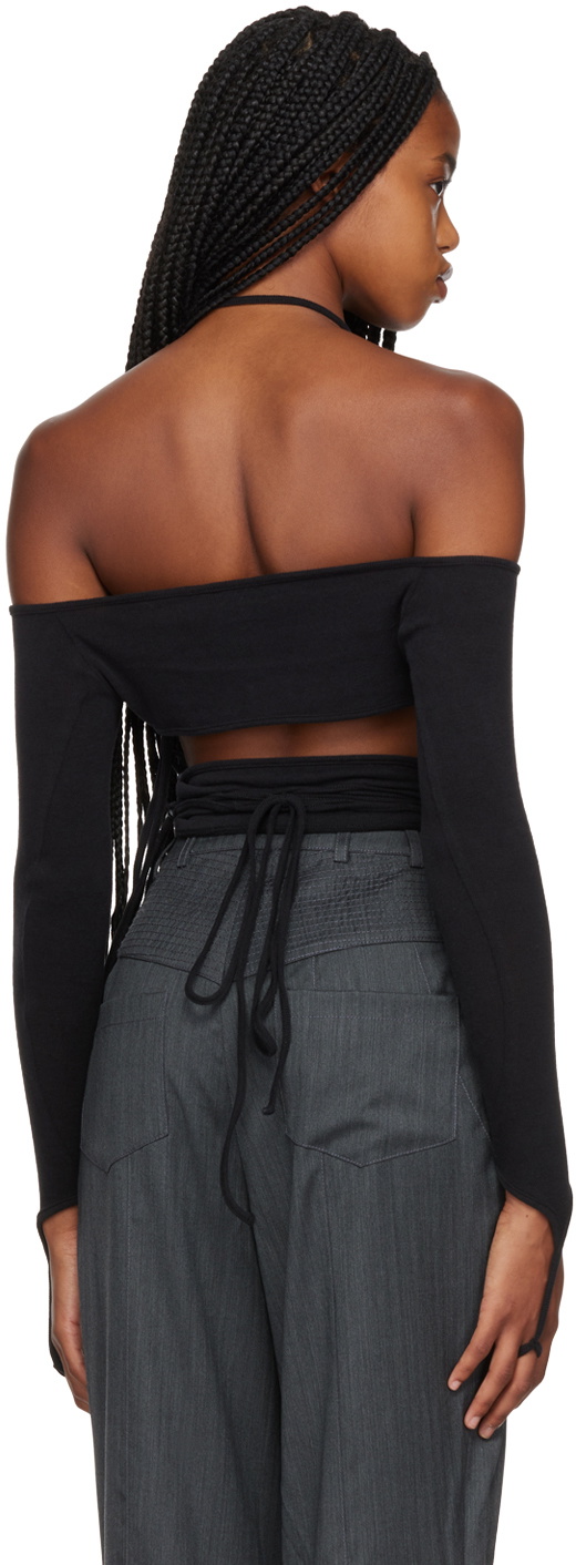 BONBOM Black Angele Long Sleeve T-Shirt
