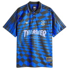Adidas Men's x Thrasher AFA Jersey in Black/Blue