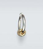 Spinelli Kilcollin Nevine Max sterling silver and 18kt gold single hoop earring