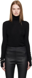 R2W Black Scott Turtleneck