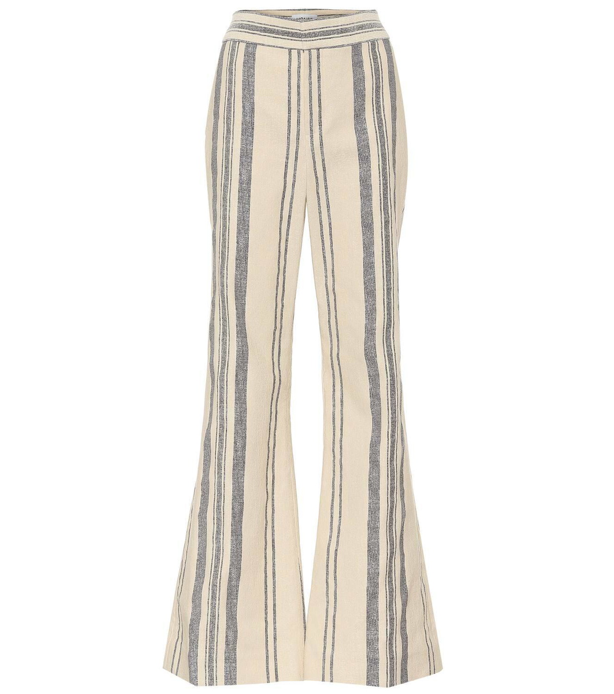 Monse Striped high-rise flared pants