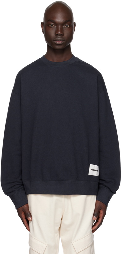 Photo: Jil Sander Navy Patch Sweatshirt