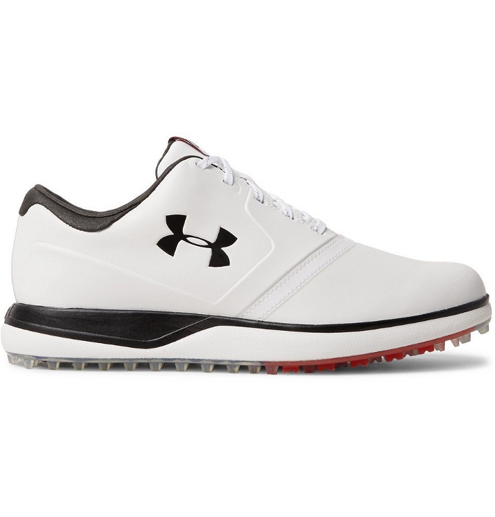 Photo: Under Armour - Tempo Hybrid Leather Golf Shoes - White