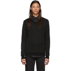 Fendi Black Wool Forever Fendi Sweater