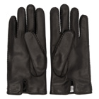 Valentino Black Valentino Garavani Leather Rockstud Gloves