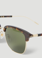 Gucci - Rectangular Tortoiseshell Sunglasses in Brown
