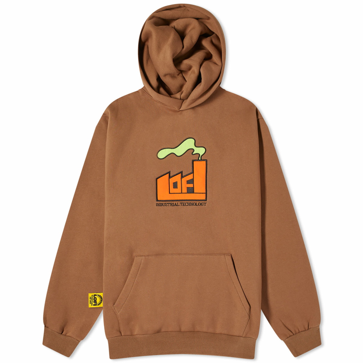 【LO-FI】GAZE ALL OVER PRINT PULLOVER HOOD [CEMENT] Lo-Fi Men's Gaze All Over Print Hoody in Cement Lo-Fi