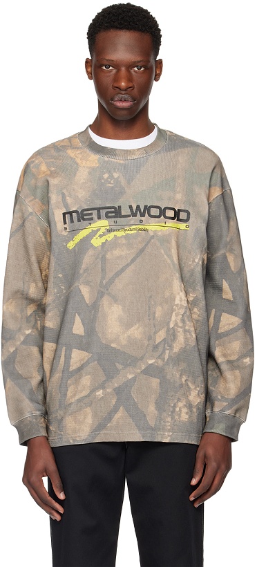 Photo: Metalwood Studio SSENSE Exclusive Gray Long Sleeve T-Shirt