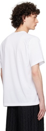 Comme des Garçons Homme Plus White Polyester Jersey T-shirt