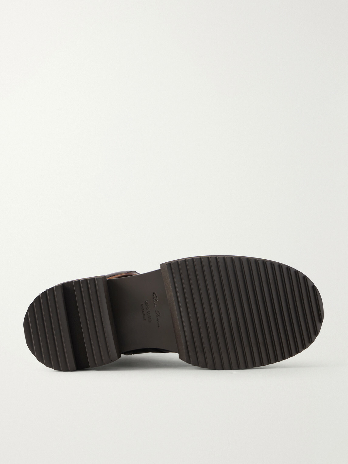 Rick Owens - Army Gabe Leather Lace-Up Boots - Brown
