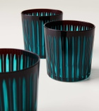 L'Objet Prism set of 4 glasses