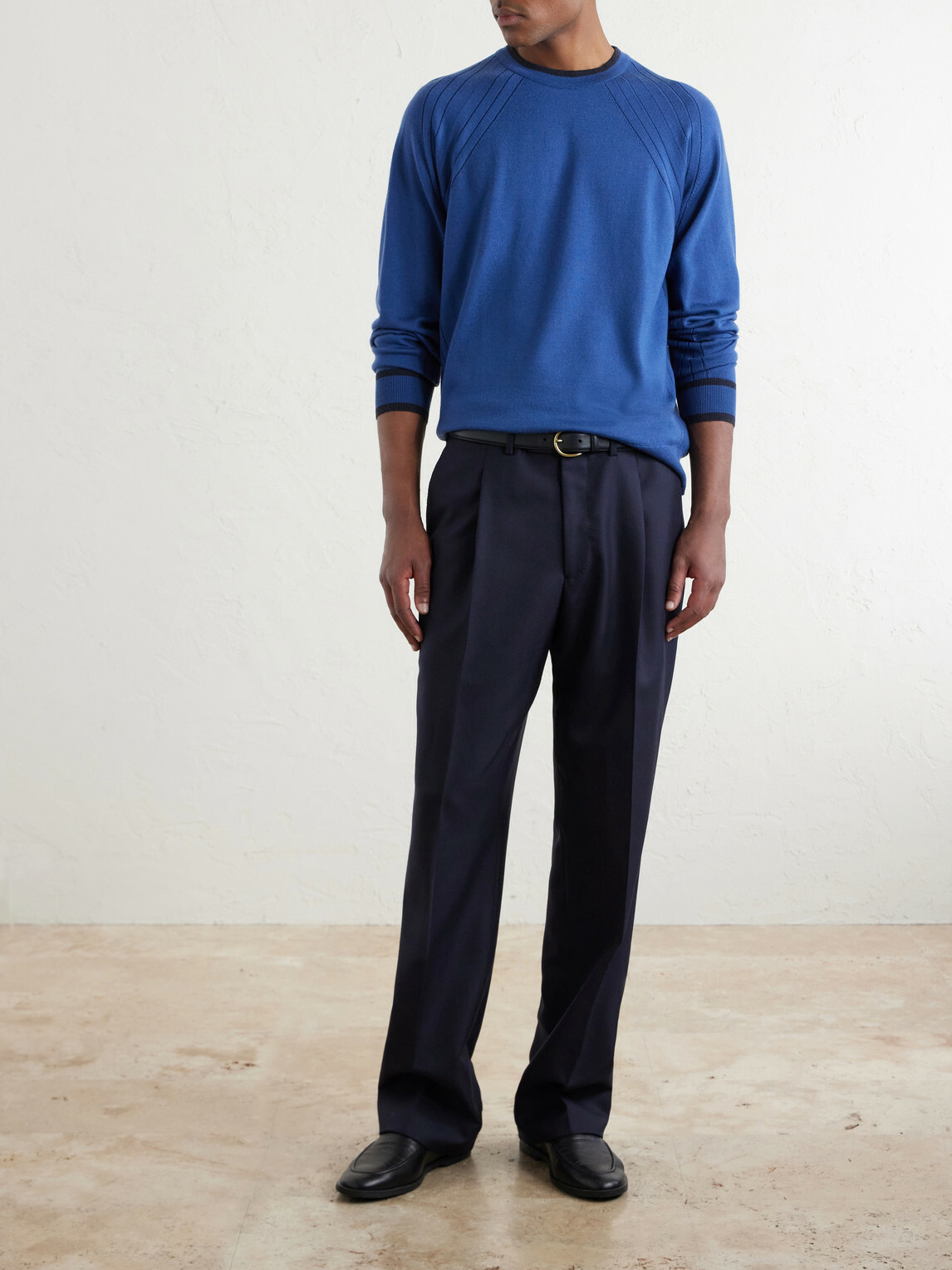 John Smedley - Dean Merino Wool Sweater - Blue