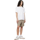 BOSS Taupe Water-Repellent Micro-Waffle Shorts