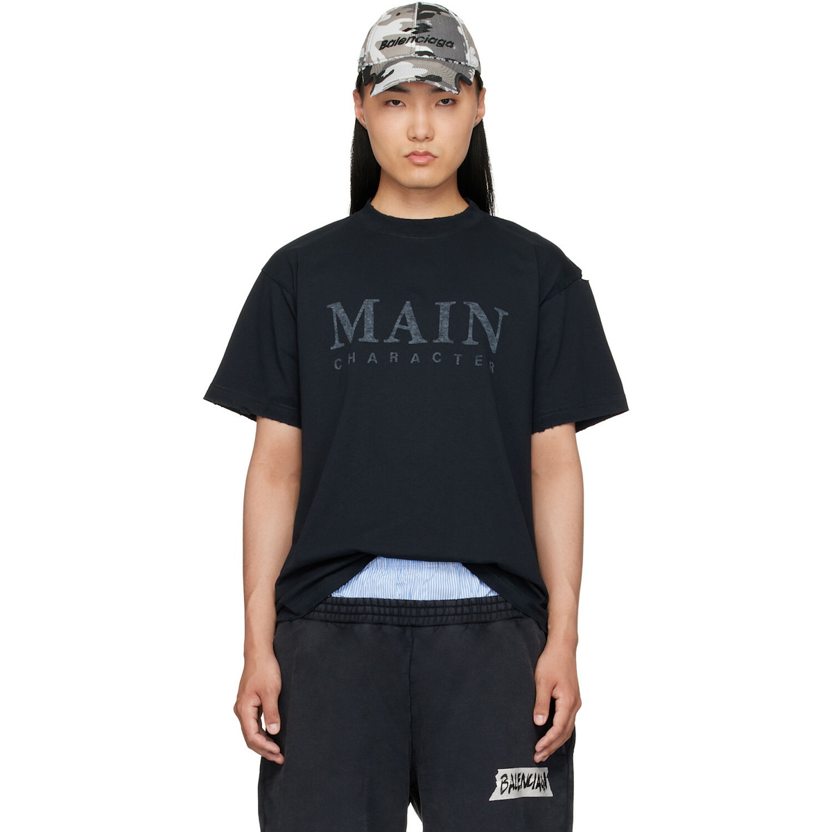 Balenciaga Black 'Main Character' T-Shirt