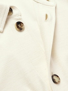 Loro Piana - Silk, Cotton and Linen-Blend Overshirt - Neutrals