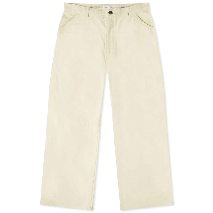 Photo: Wood Wood Men's Willy Carpenter Trouser in Off-White