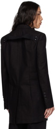 Rick Owens Black Fogpocket Lido Blazer