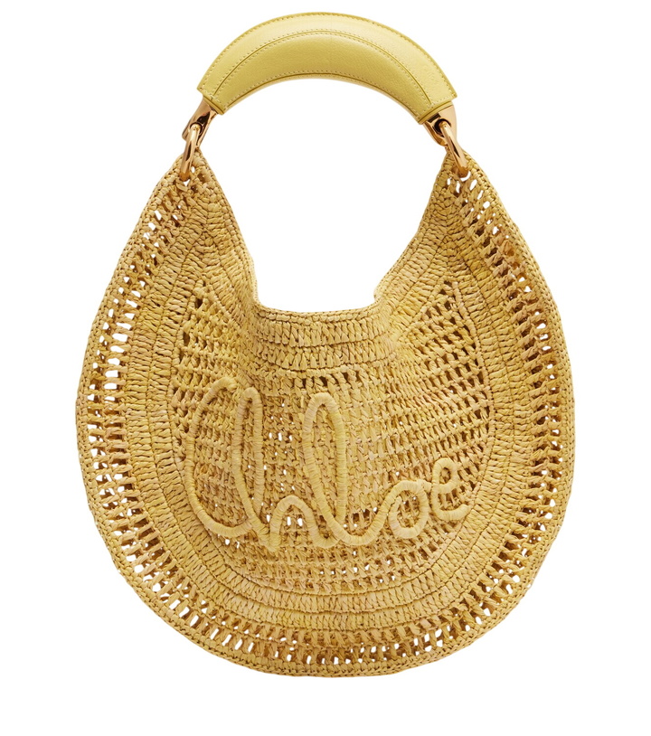 Photo: Chloé Summer Banana raffia shoulder bag