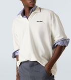 Miu Miu Cotton piqué polo shirt