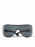 Acne Studios - Auggi D-Frame Stainless Steel Wrap-Around Sunglasses
