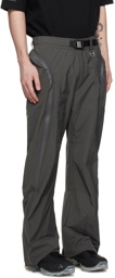 C2H4 Gray Stereoscopic Trousers