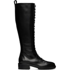 Aeyde Black Rikki Tall Boots
