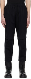The Viridi-anne Black Drawstring Trousers