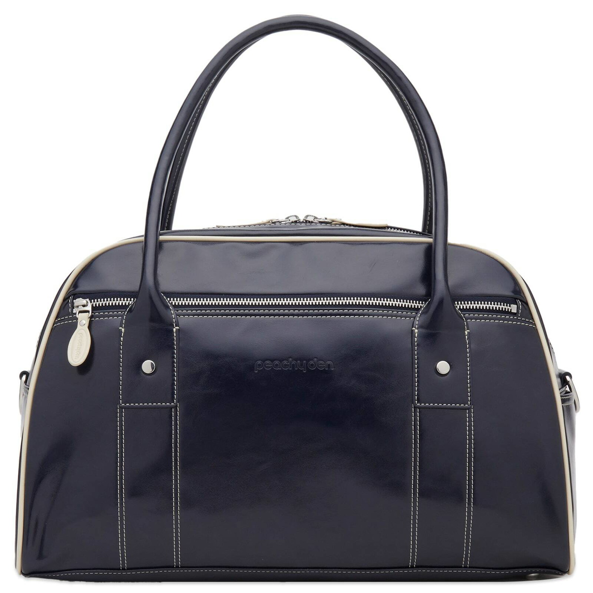 Peachy Den Women's Bowler Bag in Blueberry 