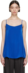 Boss Blue Polyester Tank Top