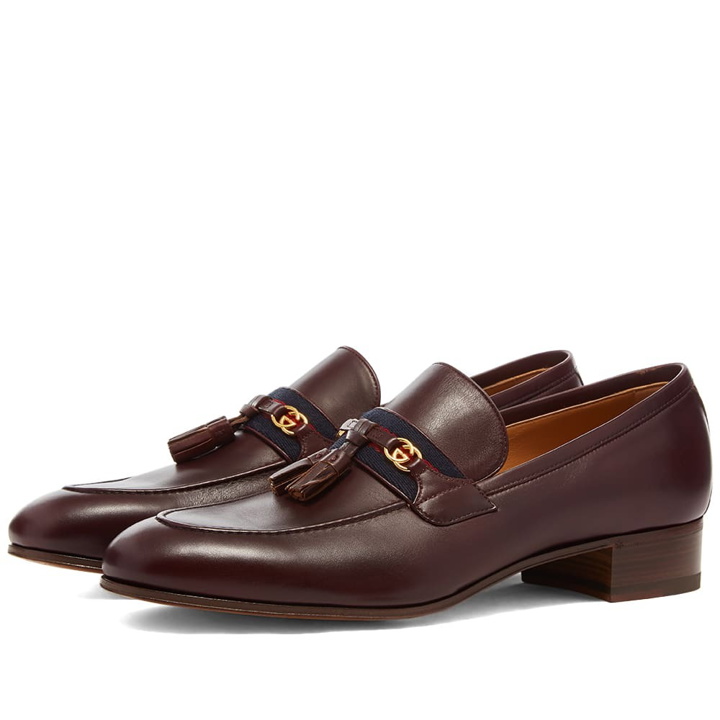 Photo: Gucci Men's Paride Loafer in Burgundy